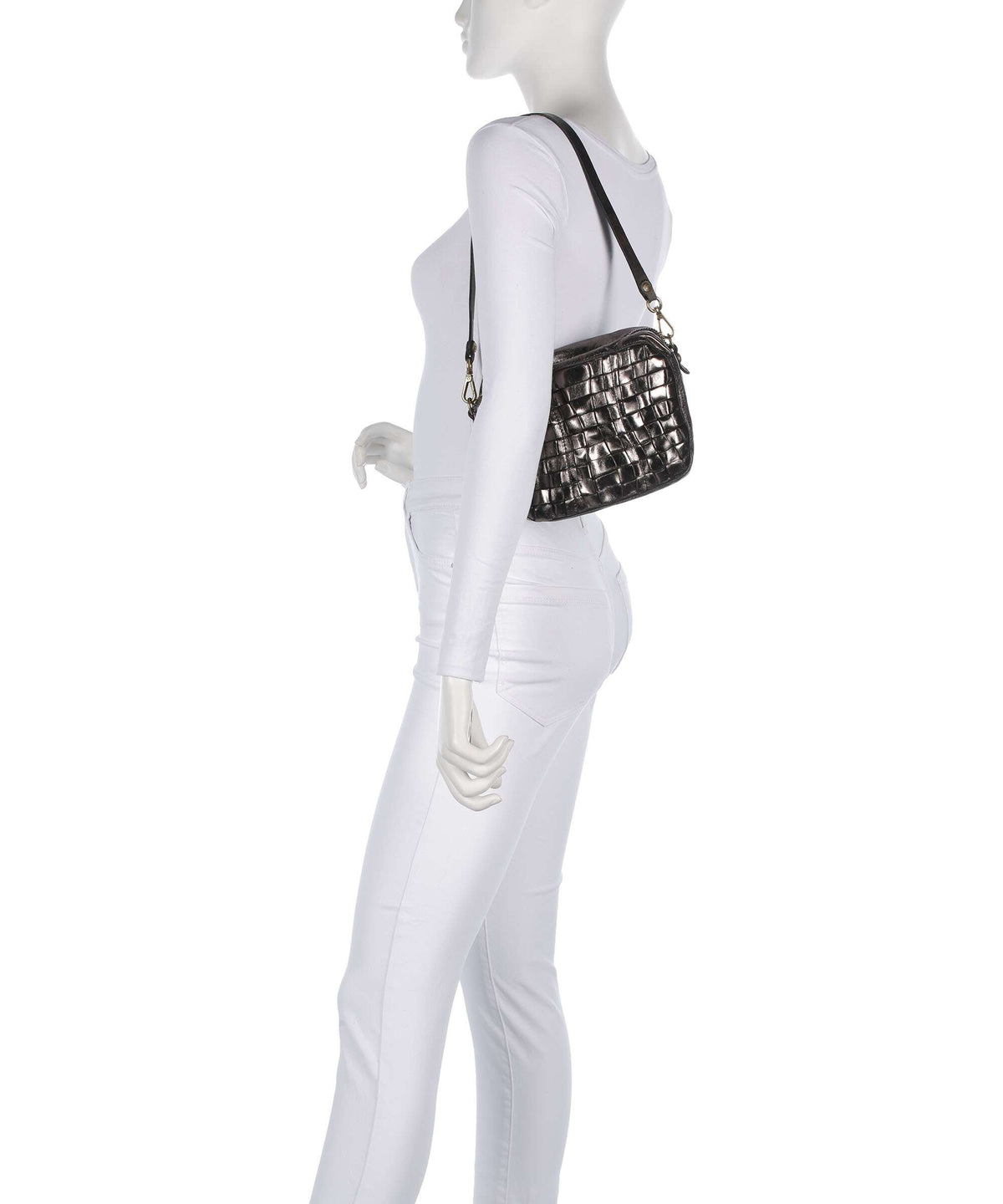 Campomaggi Shoulder bag lead grey