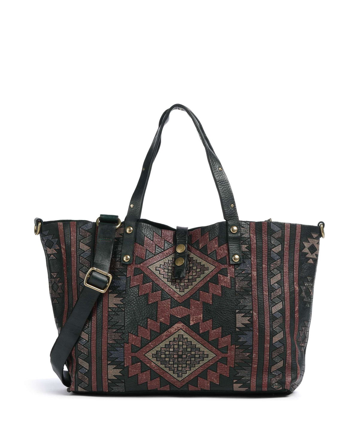 Campomaggi Tote bag green bottle