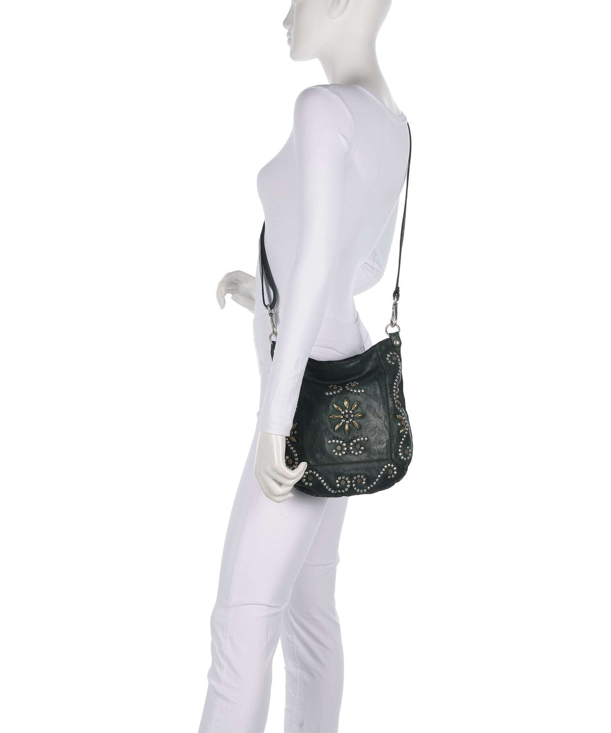 Campomaggi Crossbody bag green bottle