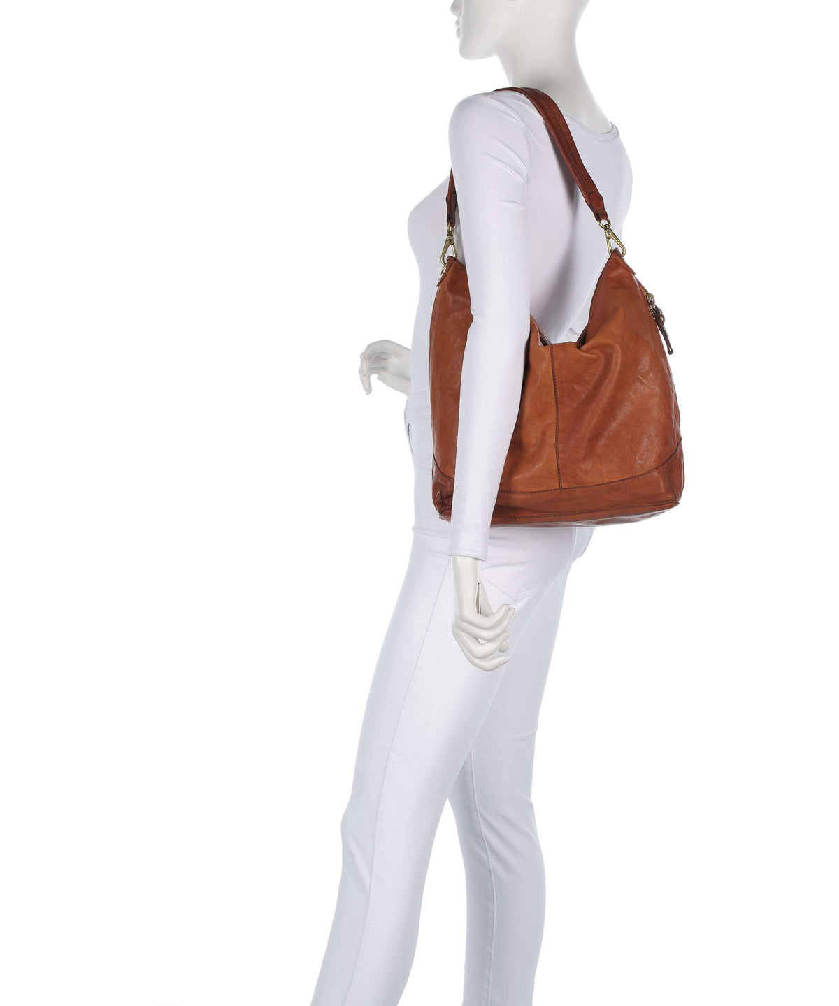 Campomaggi Hobo bag cognac