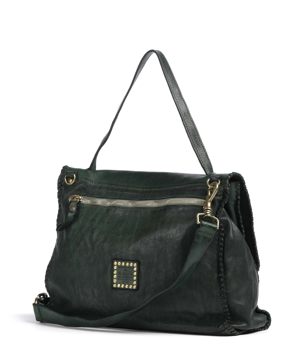 Campomaggi Tote bag green bottle