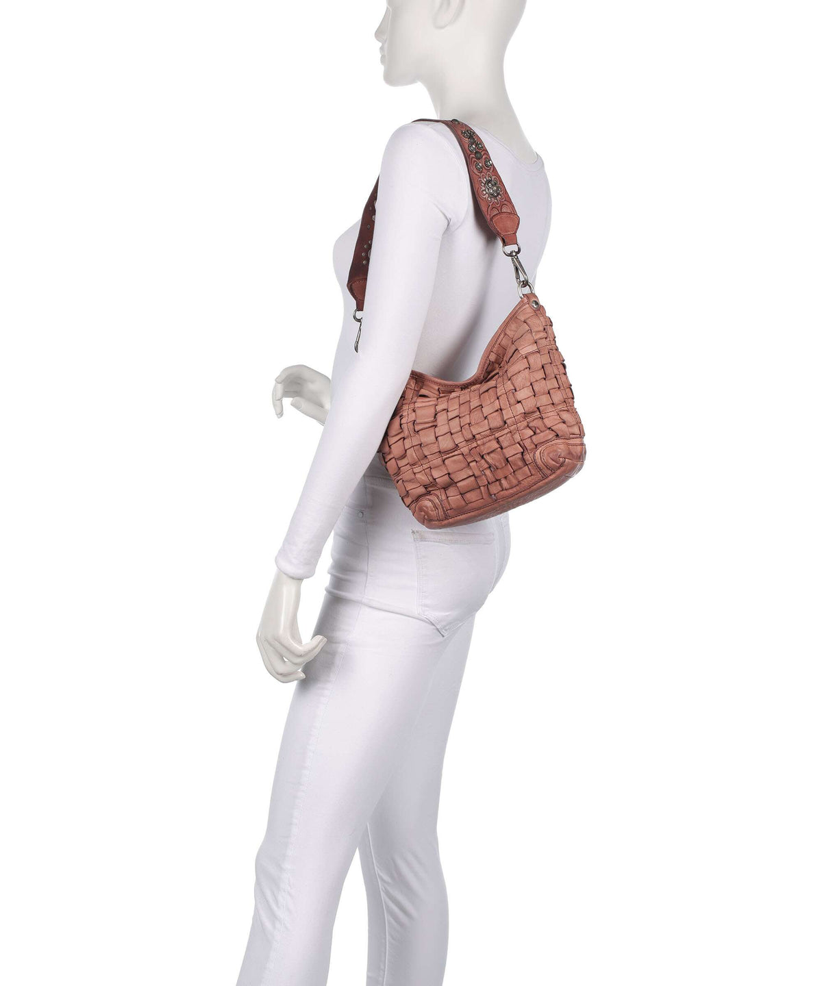 Campomaggi Hobo bag peonia