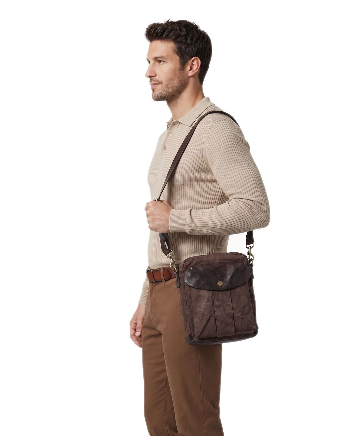 Campomaggi Crossbody bag verde militare/moro
