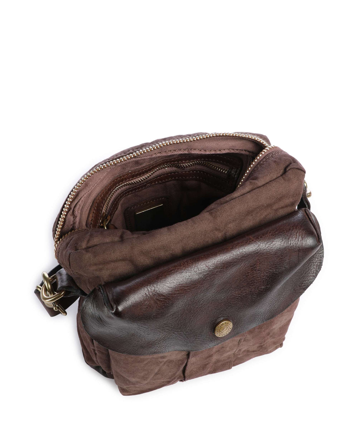 Campomaggi Crossbody bag verde militare/moro