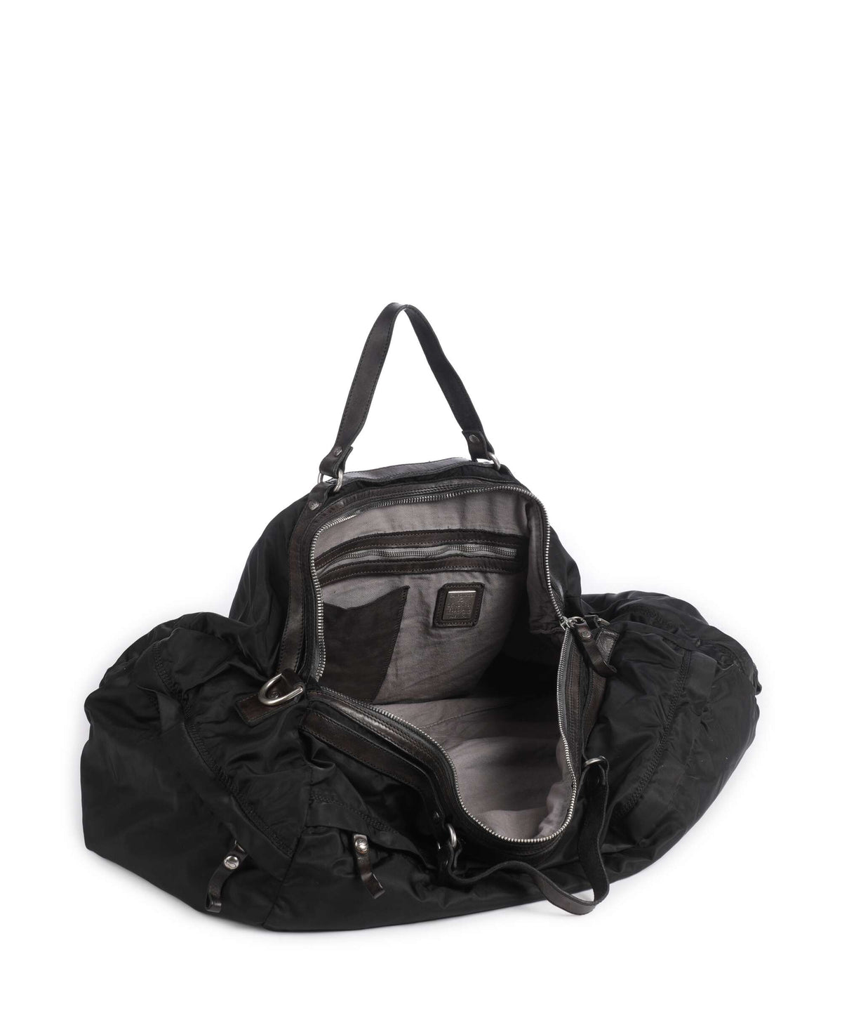 Campomaggi Weekend bag nero/grigio