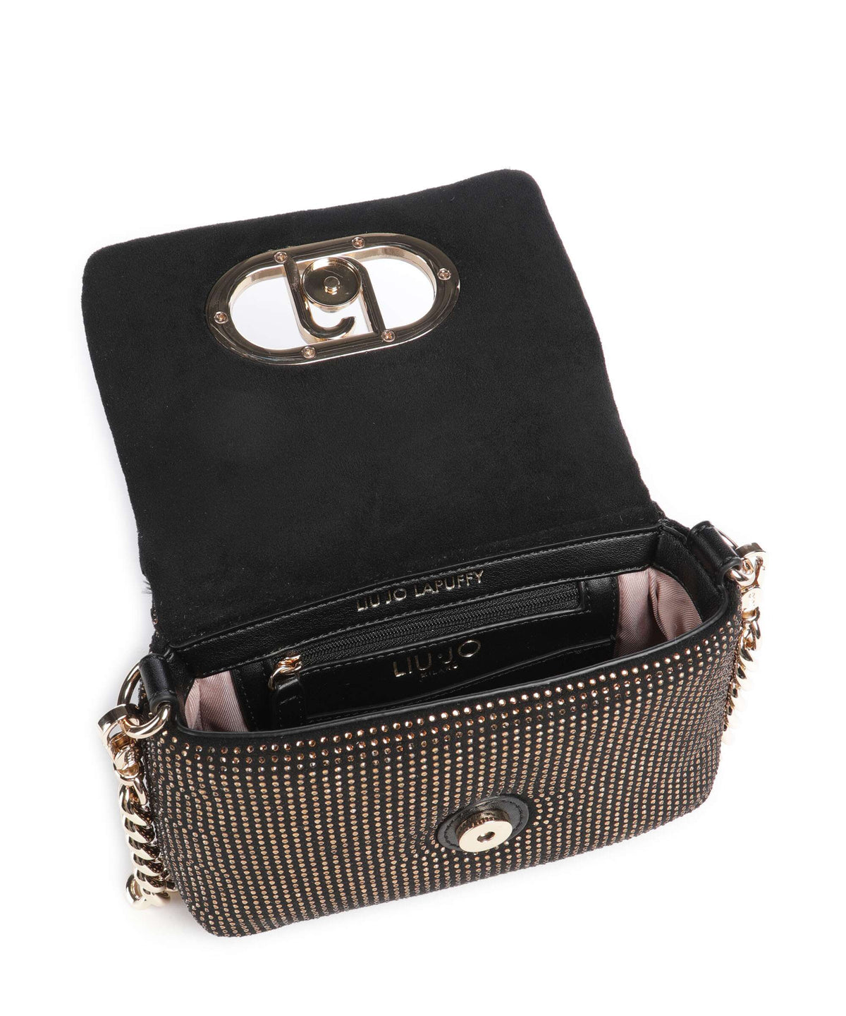 Liu Jo Icon S Shoulder bag nero/brass gold