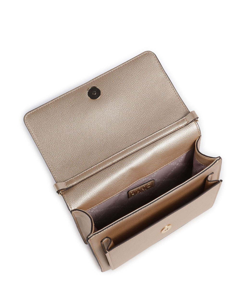 Liu Jo Icon M Crossbody bag light gold