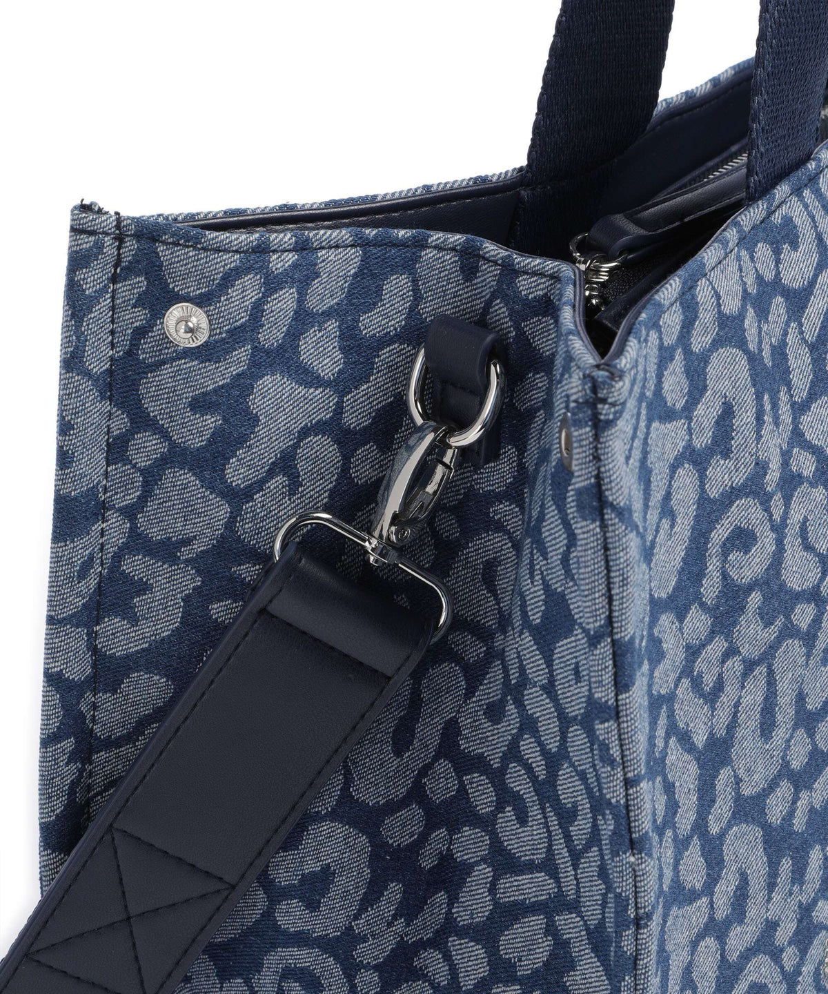 Liu Jo Soft L Handbag den blue animalier