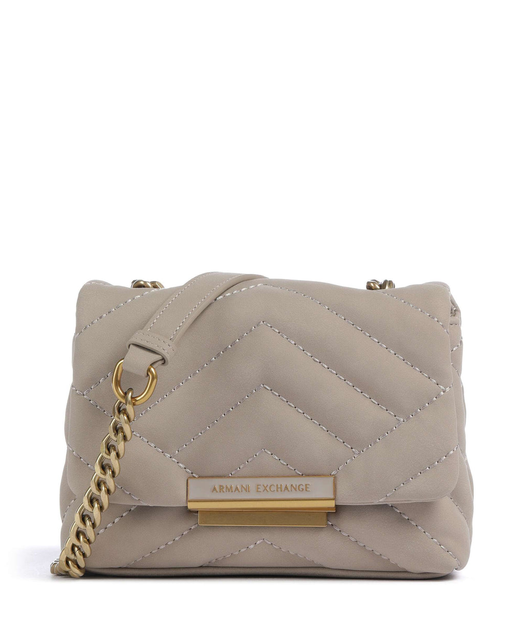 Armani Exchange Victoria Mini Crossbody bag taupe