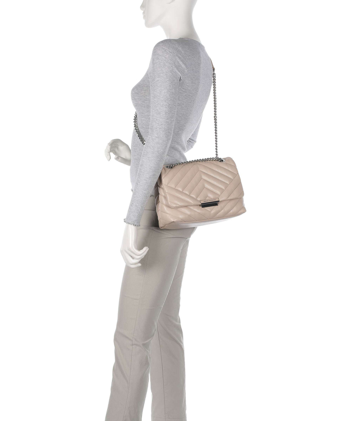 Armani Exchange Victoria M Shoulder bag rose mirage