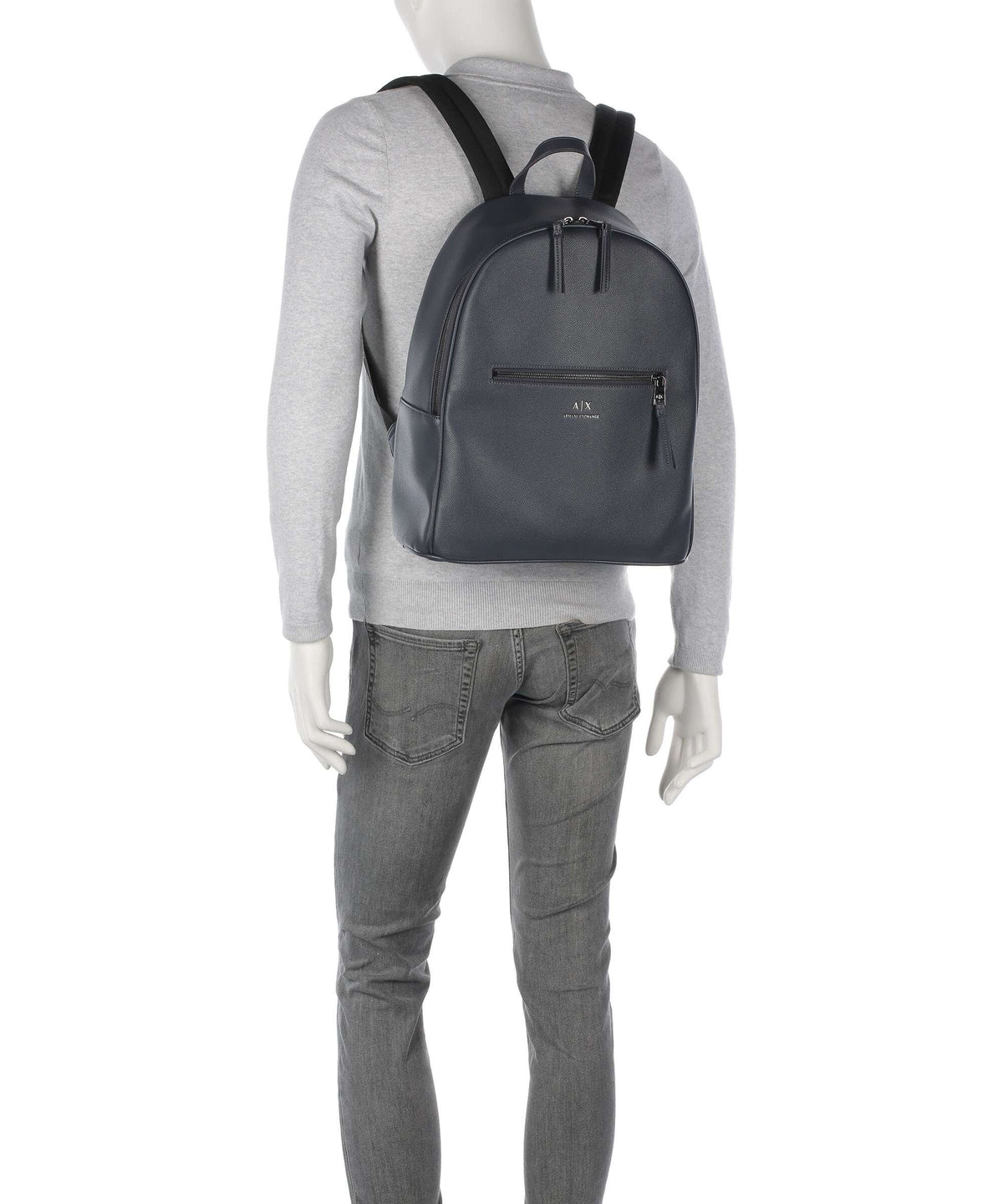 Armani Exchange Dino Backpack ebony
