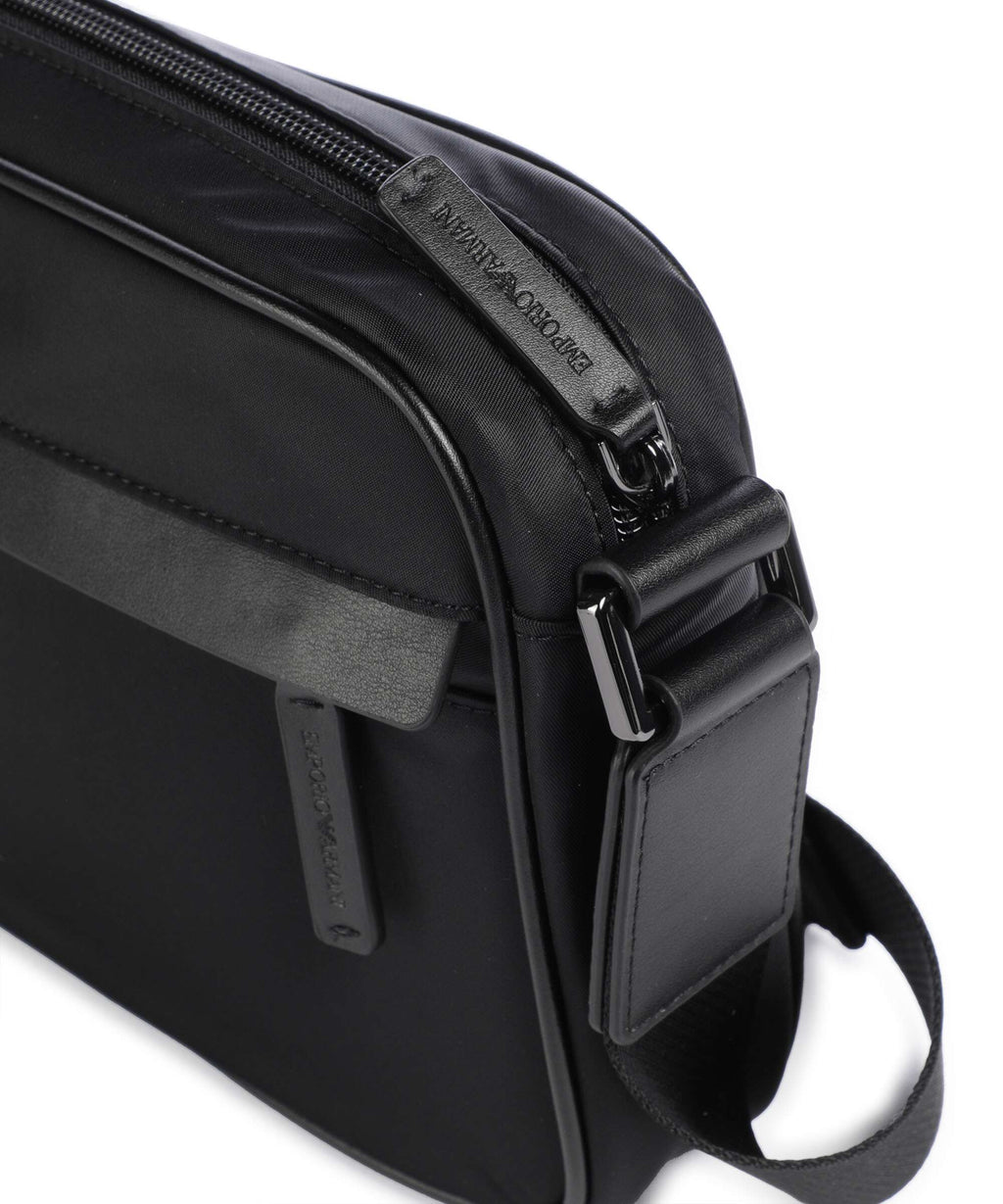 Emporio Armani Recycled Nylon Crossbody bag black beauty