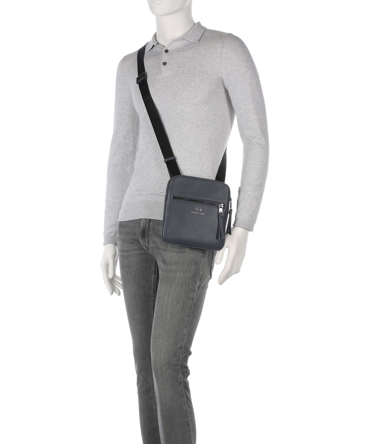 Armani Exchange Dino Crossbody bag ebony