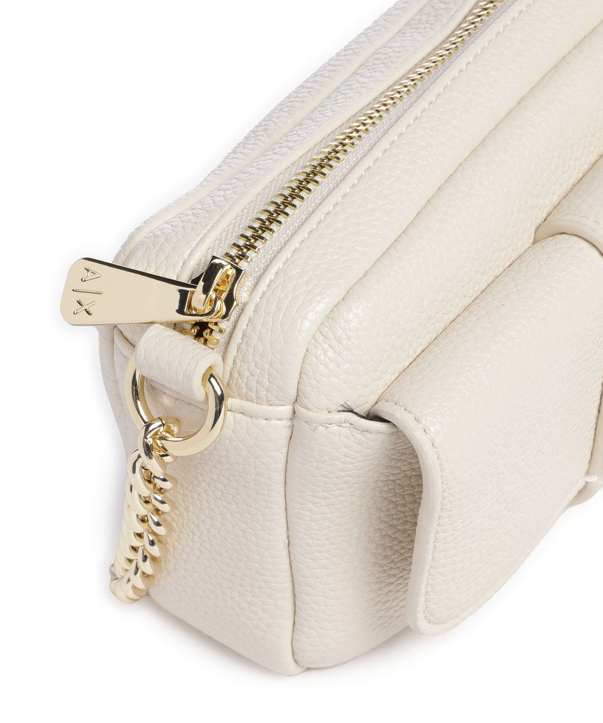 Armani Exchange Susy Soft Crossbody bag offwhite