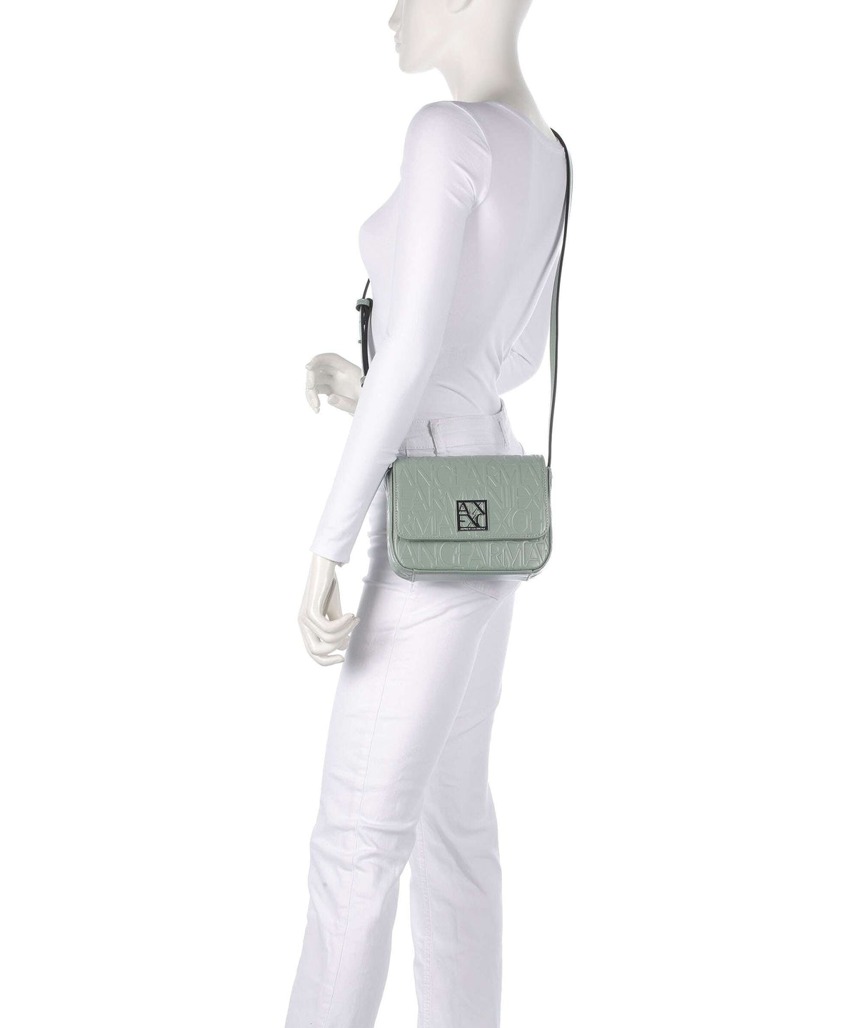 Armani Exchange Liz M Crossbody bag sage