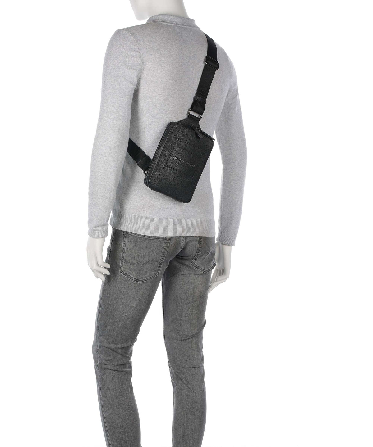 Emporio Armani Milano Sling bag black beauty