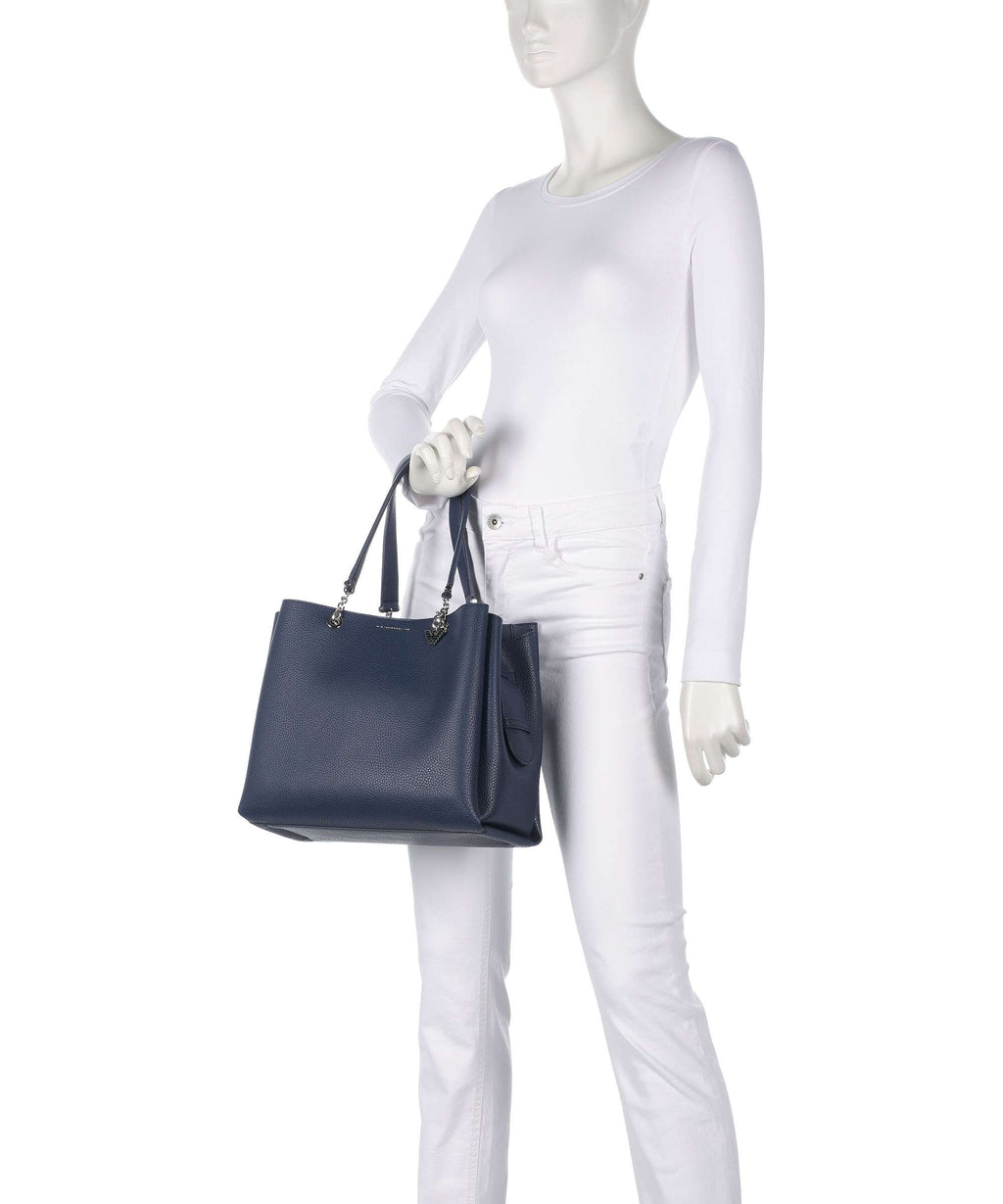 Emporio Armani Annie Tote bag blu marina