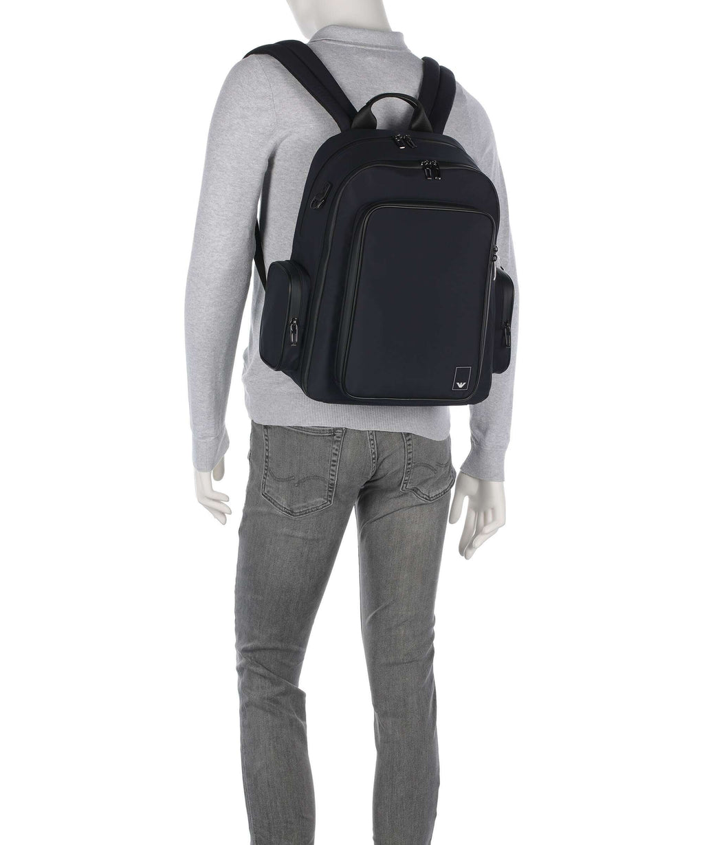Emporio Armani Travel Essential Backpack blu navy