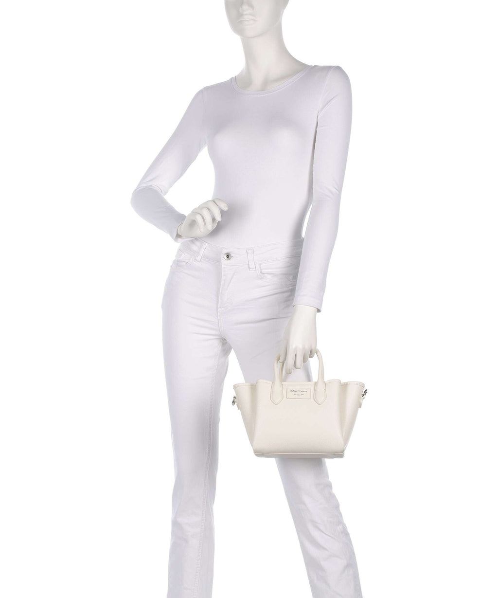 Emporio Armani Odette Handbag bianco/taupe