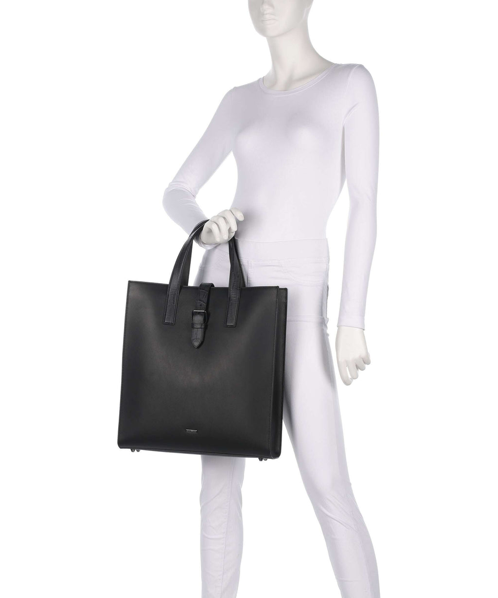 Emporio Armani Cocco Touch Handbag black beauty