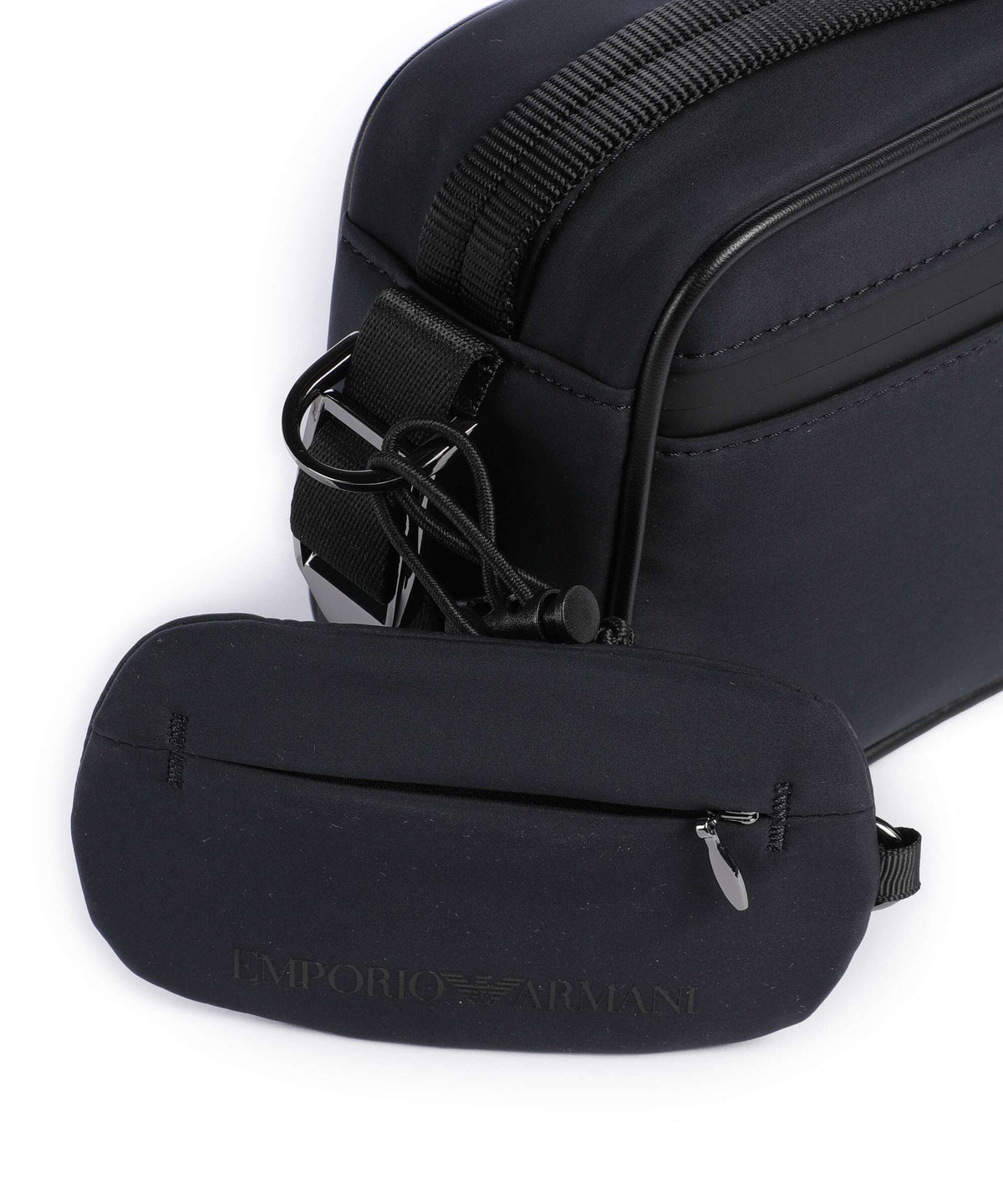 Emporio Armani Travel Essential Crossbody bag blu navy