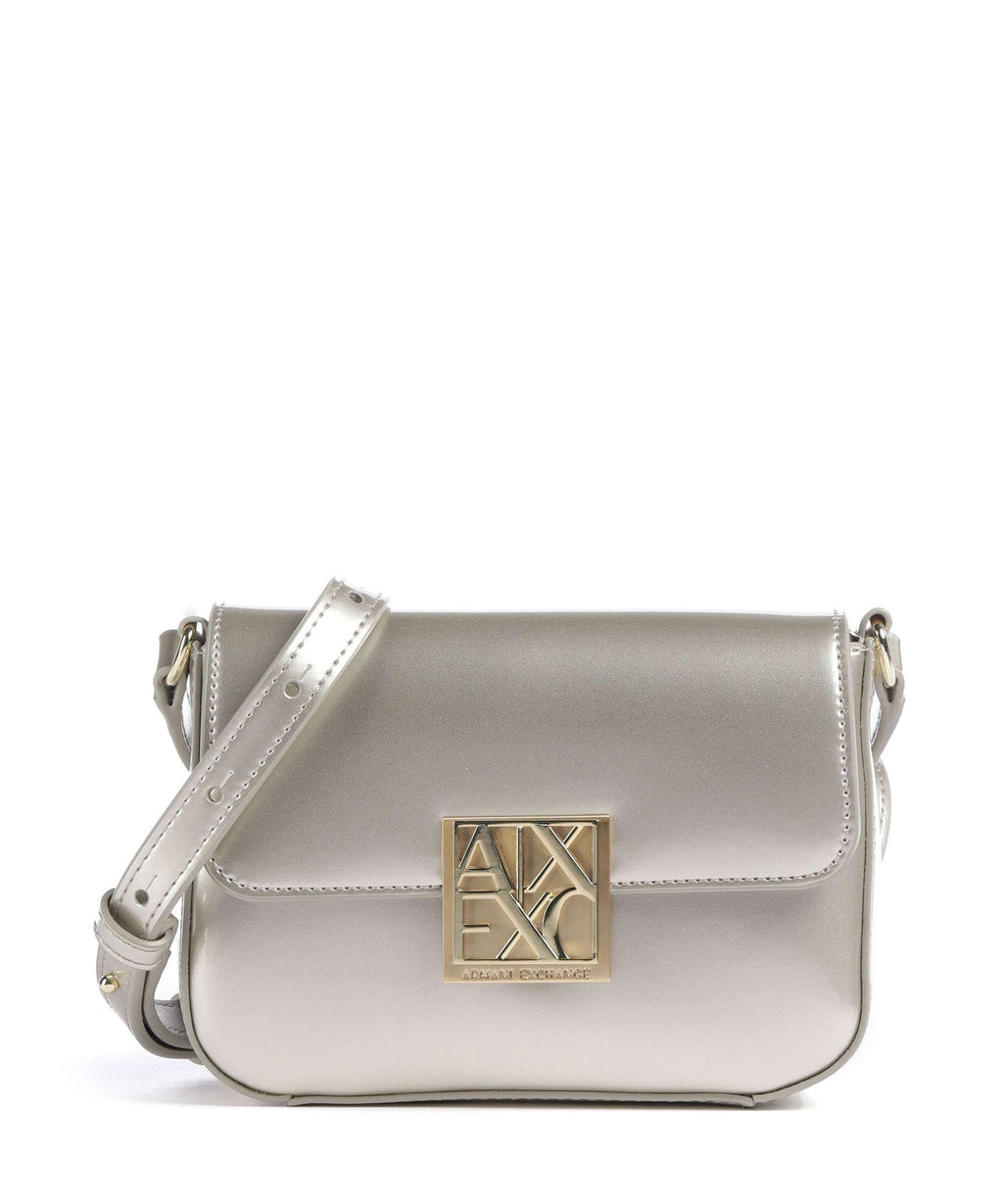 Armani Exchange Amy S Crossbody bag light gold