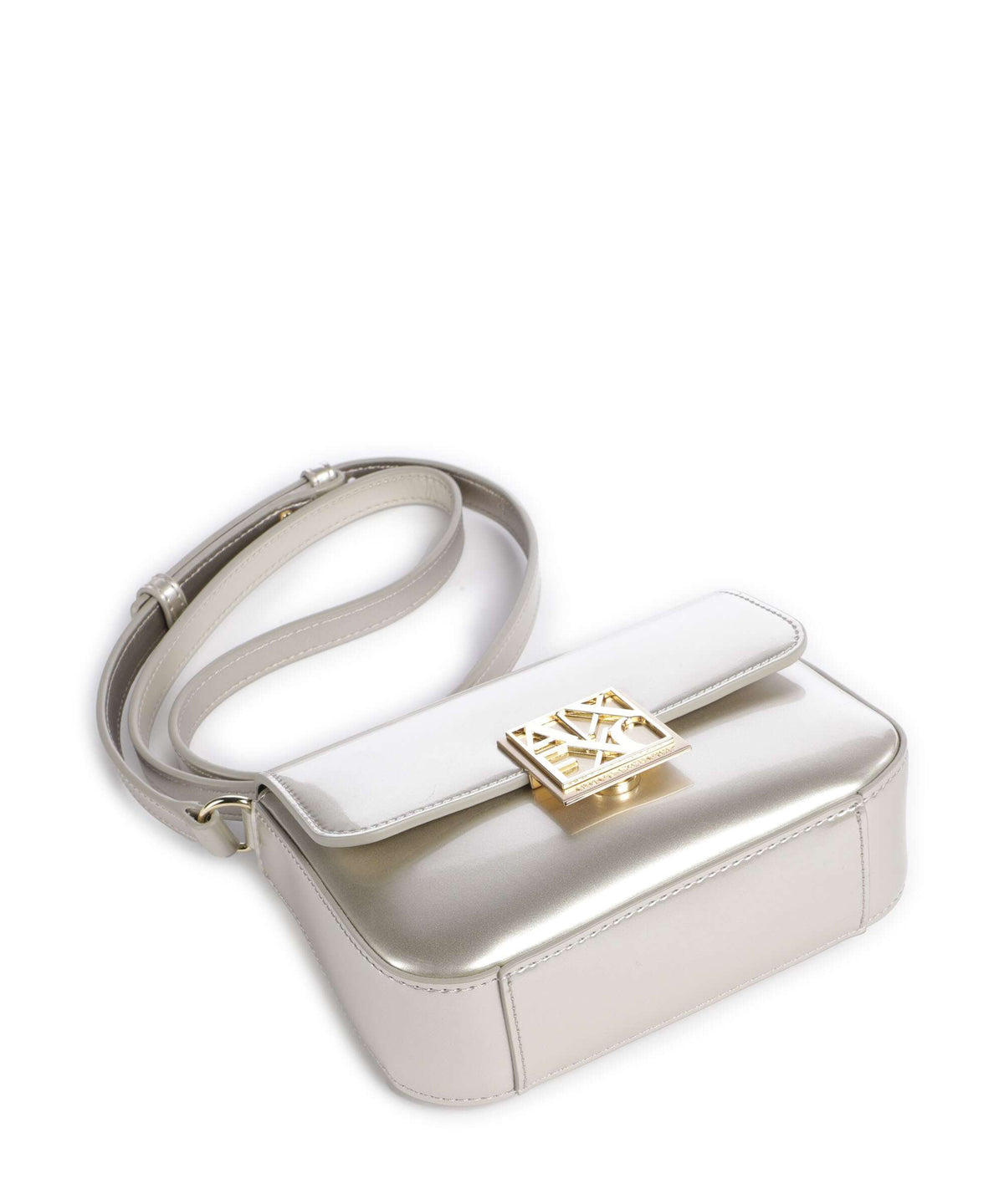 Armani Exchange Amy S Crossbody bag light gold
