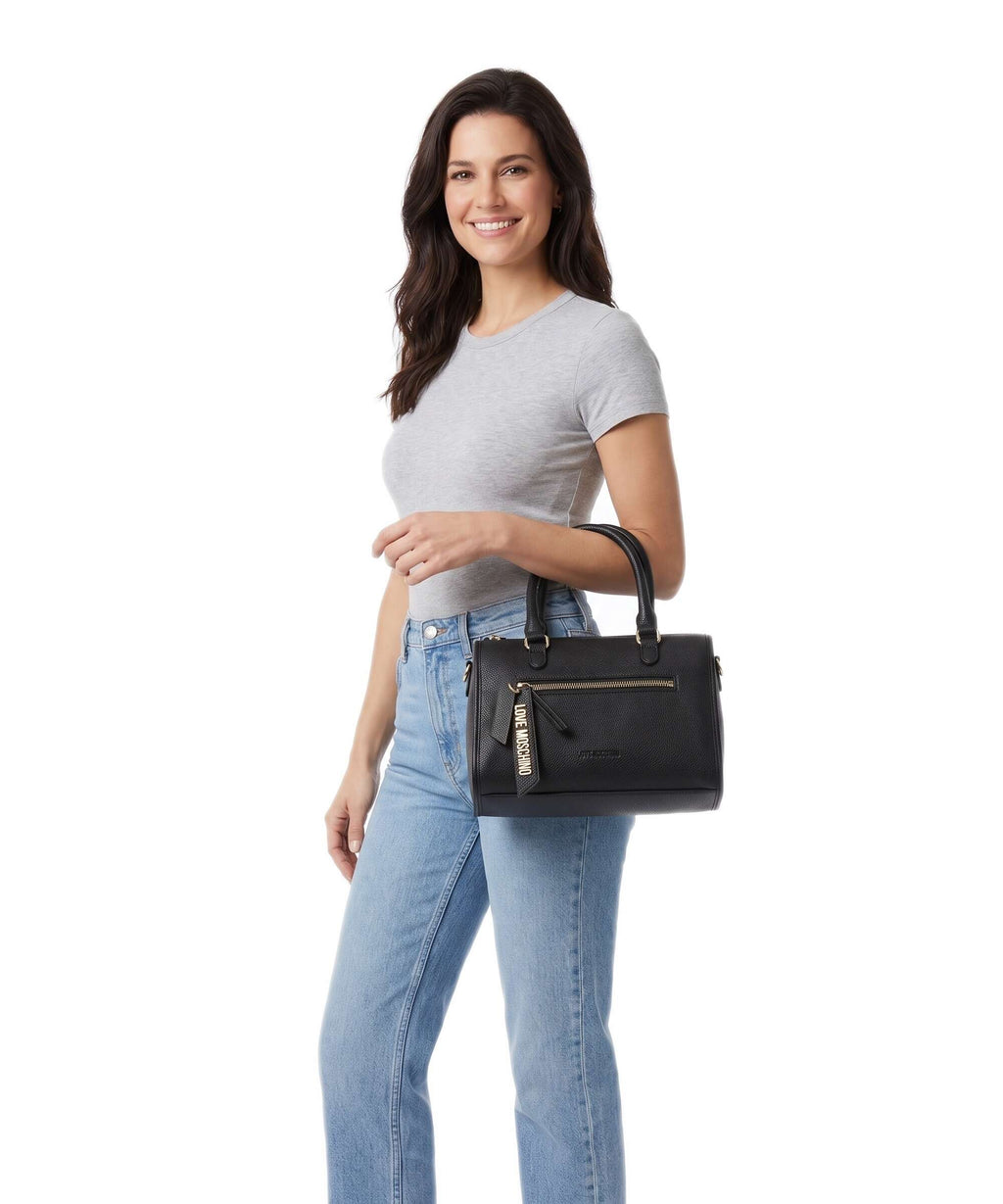Love Moschino Signature Handbag nero