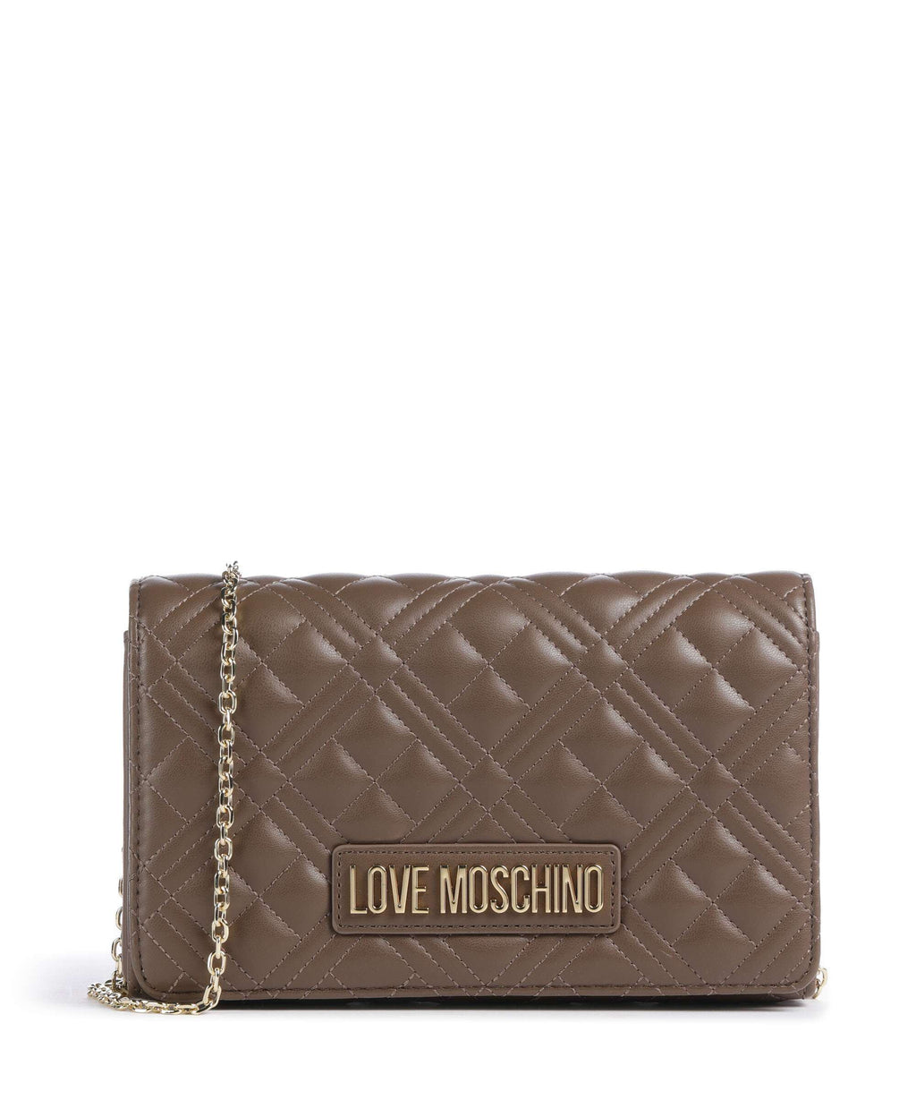 Love Moschino Smart Daily Crossbody bag fango