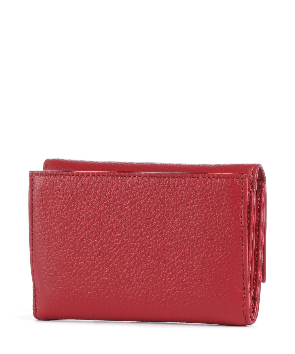 Coccinelle Metallic Soft Wallet ruby