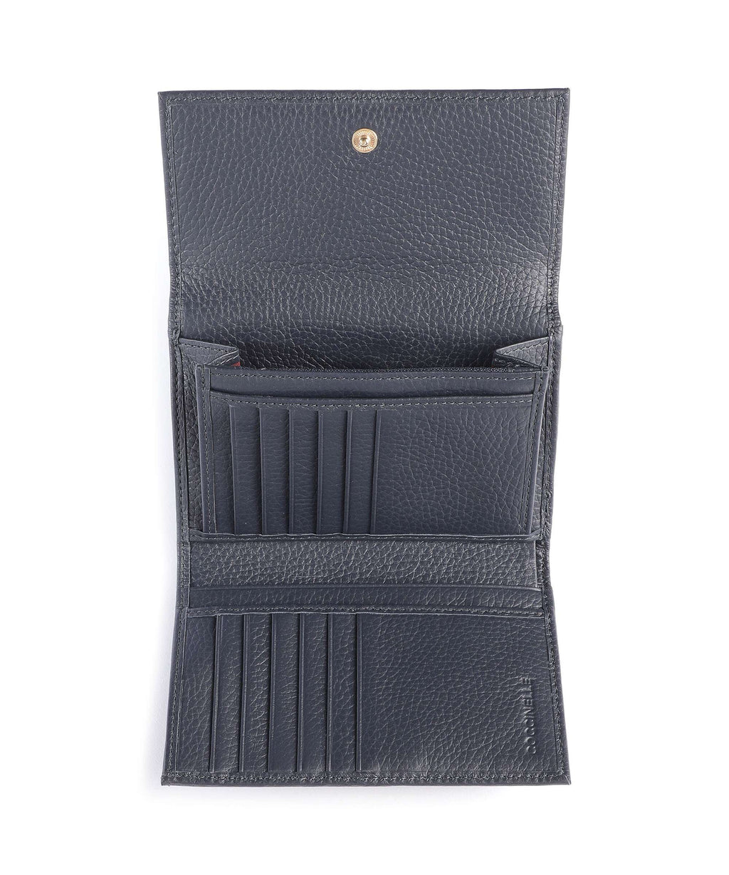 Coccinelle Metallic Soft Wallet midnight blue