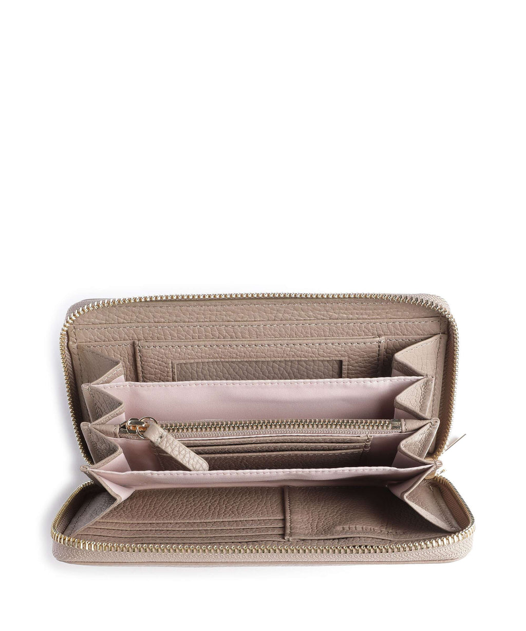 Coccinelle Metallic Soft Wallet warm taupe