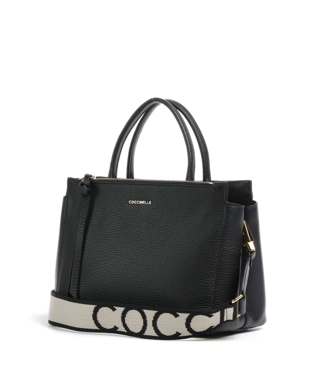 Coccinelle Arlettis Signature Handbag noir