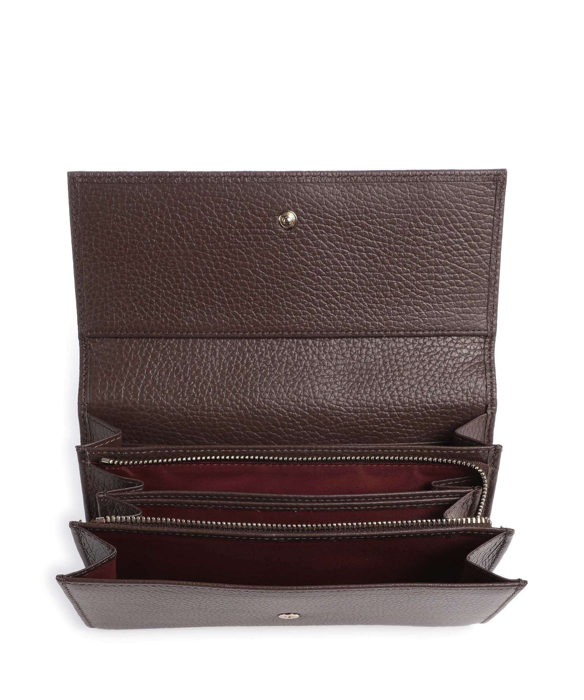 Coccinelle Metallic Soft Wallet fondant brown
