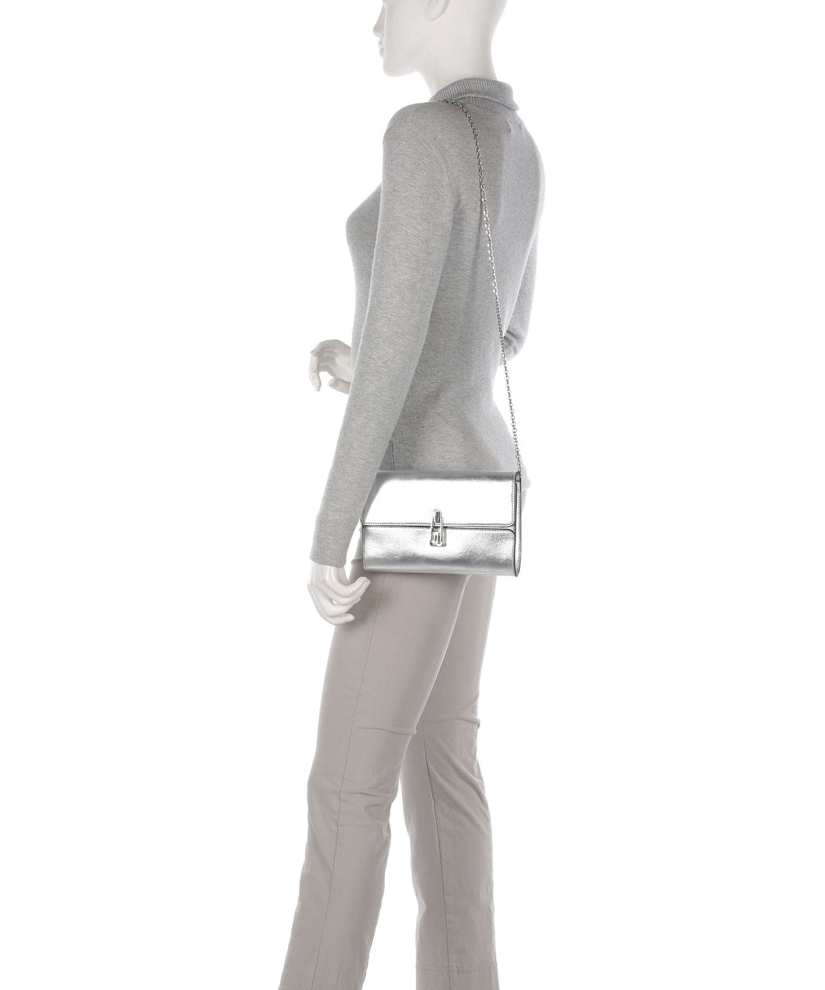 Coccinelle Magie 2Nite Crossbody bag silver