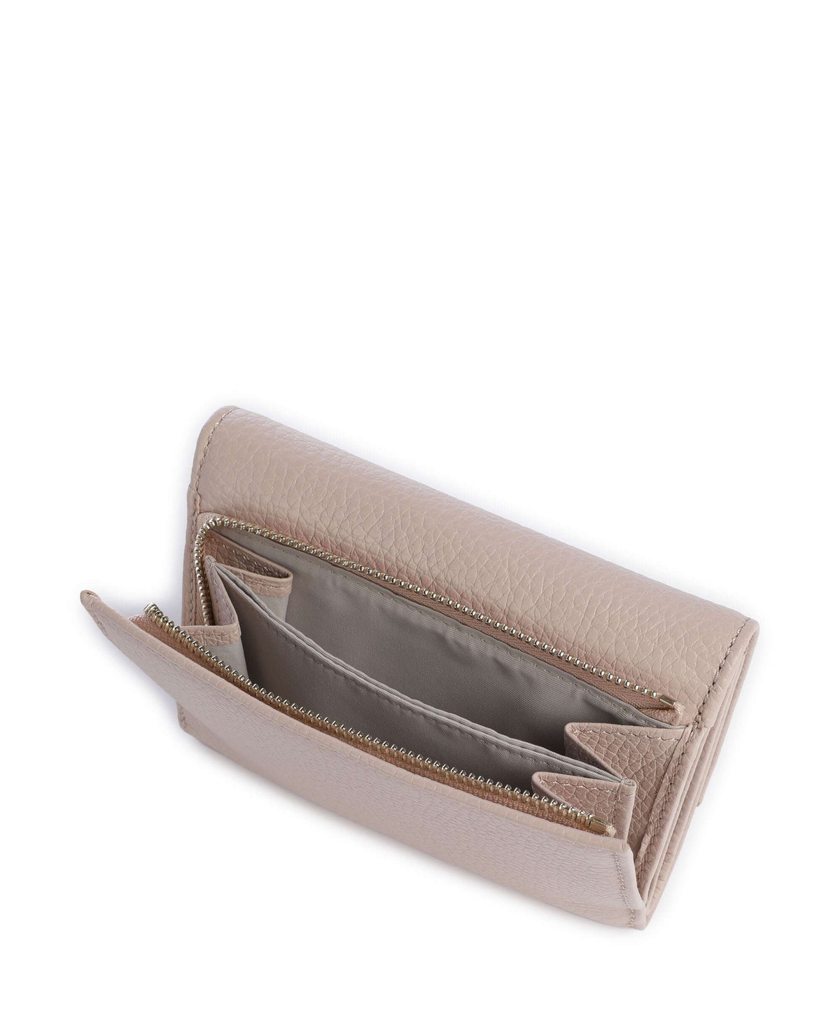 Coccinelle Metallic Soft Wallet rosette