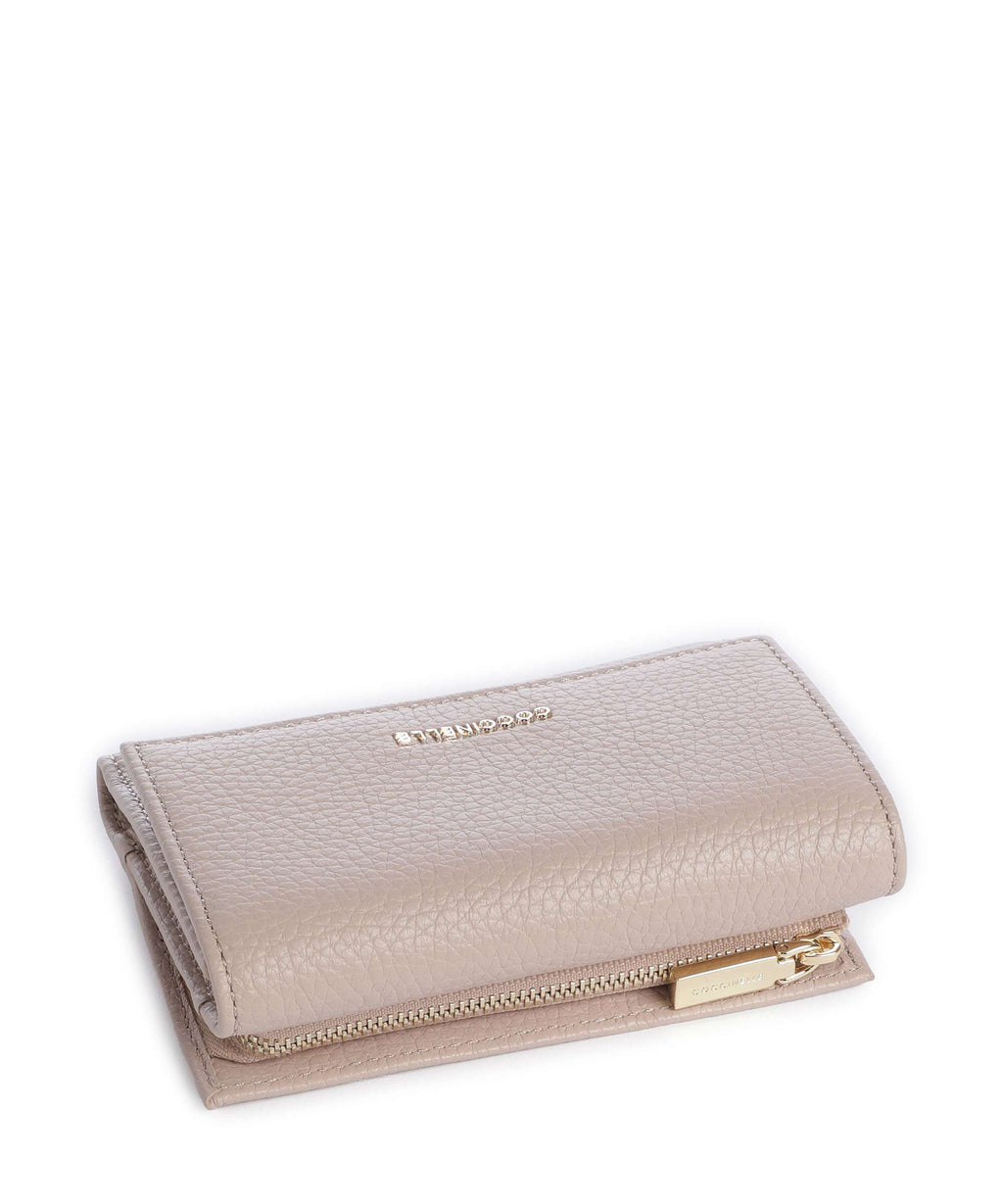 Coccinelle Metallic Soft Wallet rosette