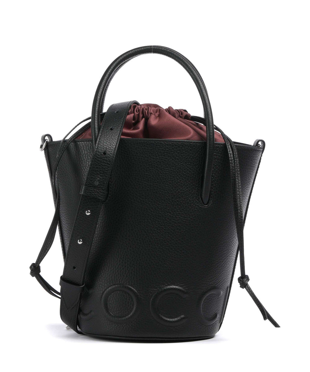 Coccinelle Myrtha Maxi Logo Bucket bag noir