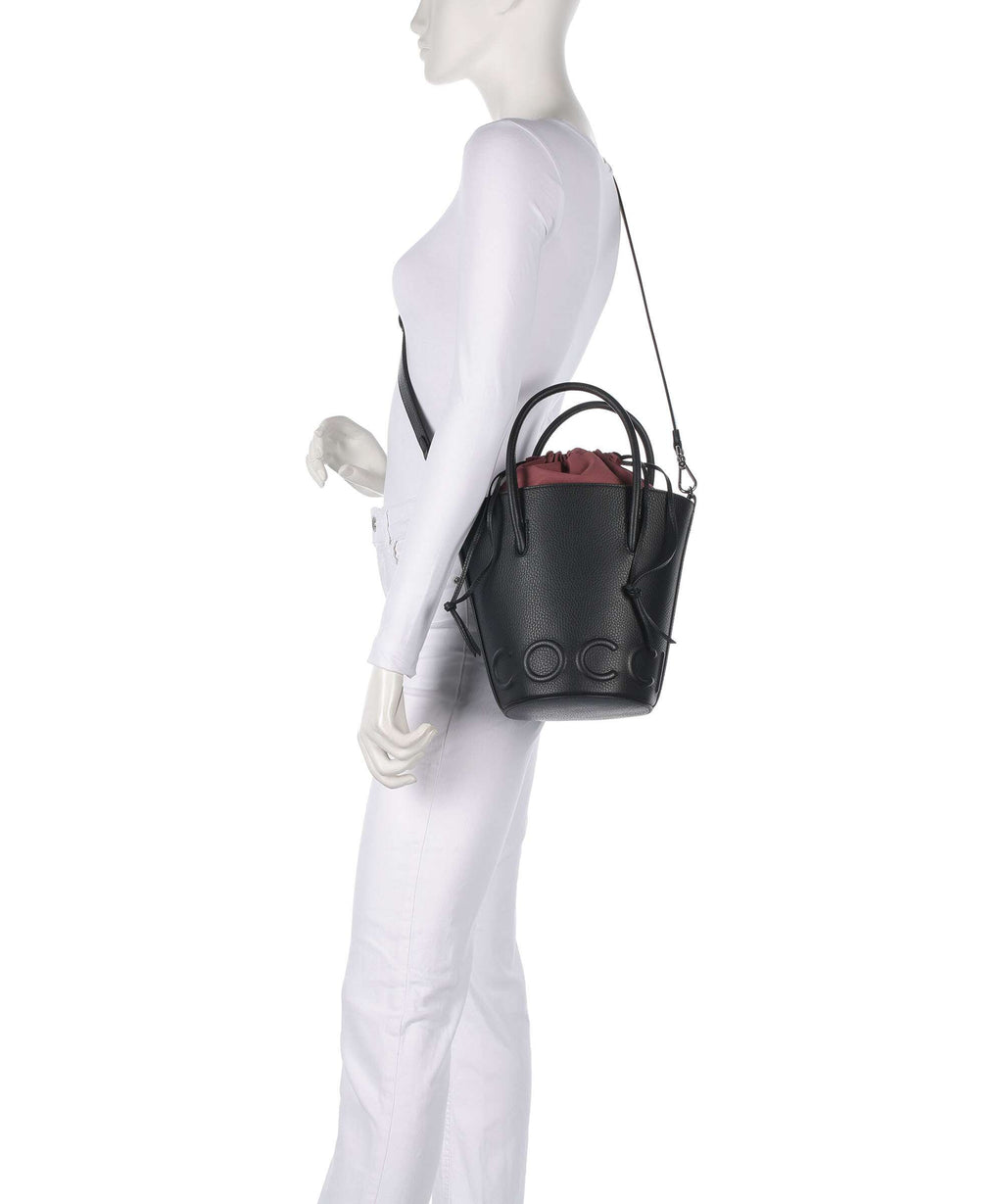 Coccinelle Myrtha Maxi Logo Bucket bag noir