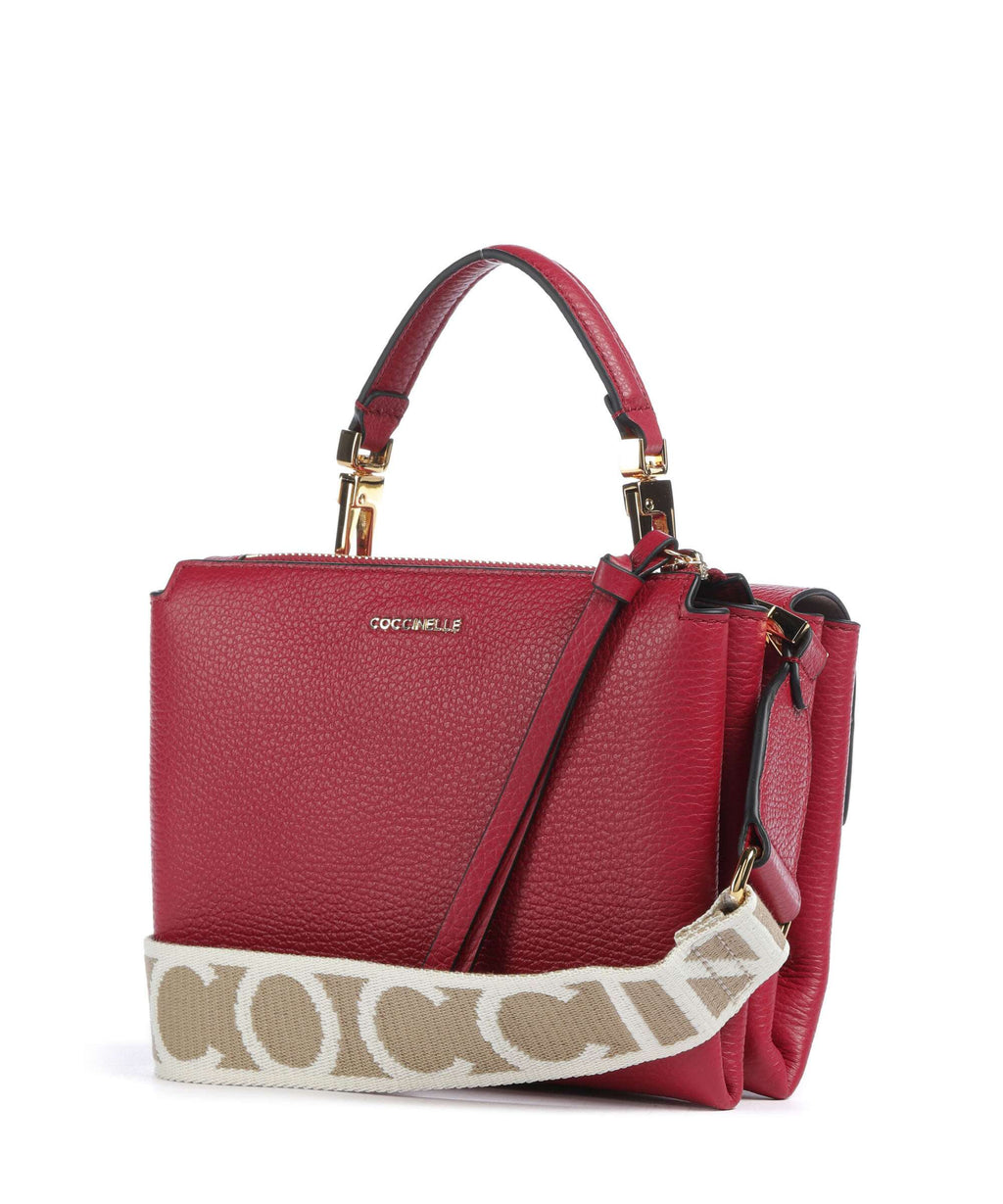 Coccinelle Arlettis Signature Crossbody bag sangria