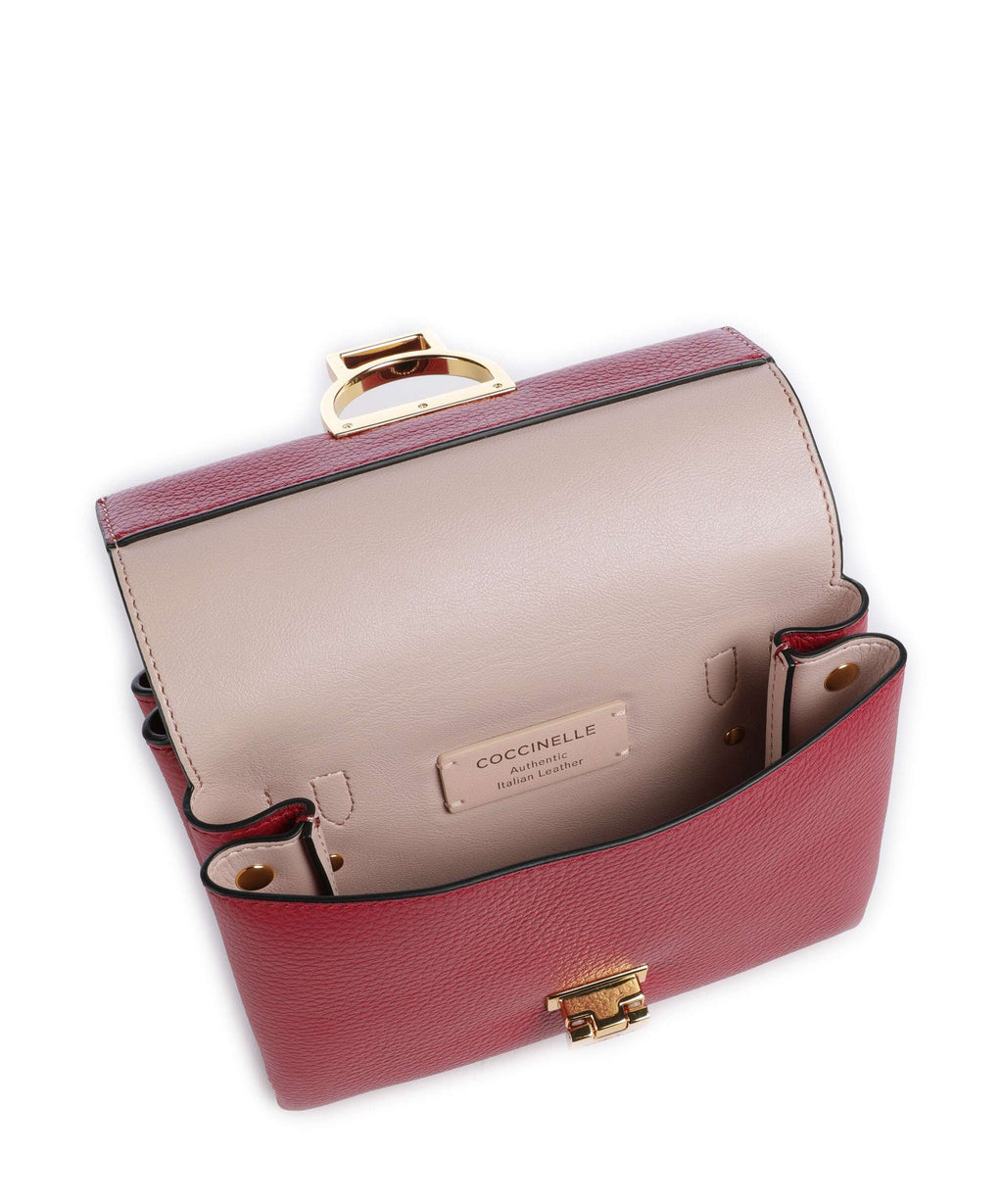 Coccinelle Arlettis Signature Crossbody bag sangria