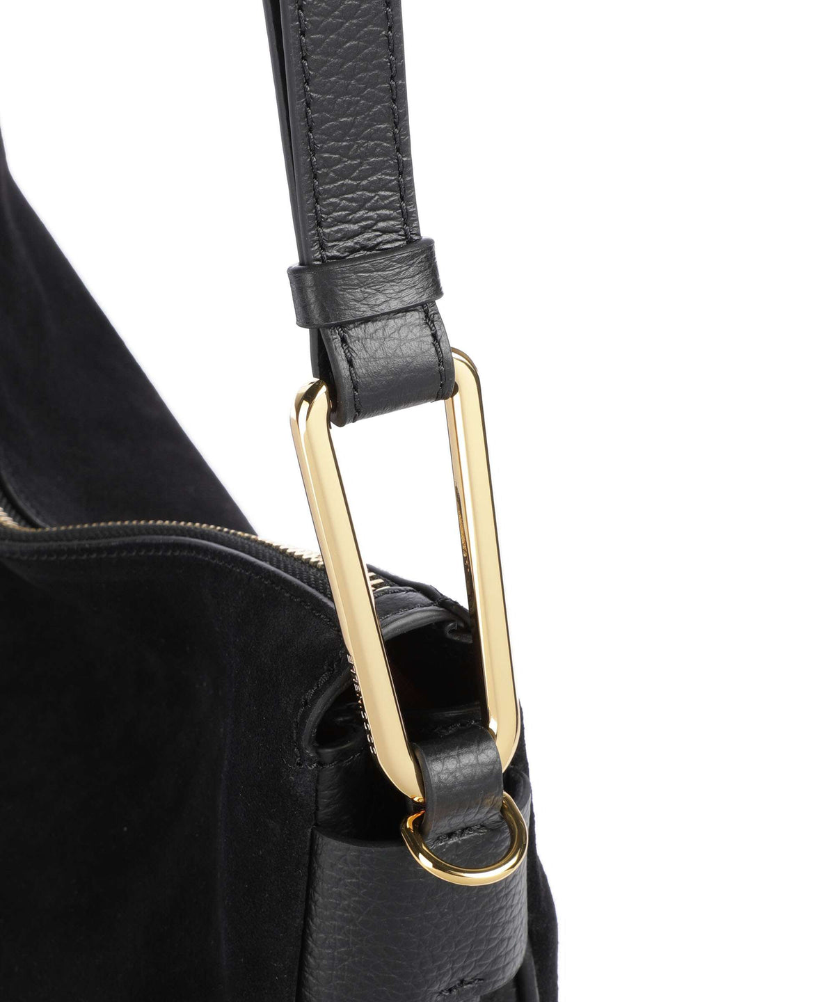 Coccinelle Magie Suede Hobo bag noir