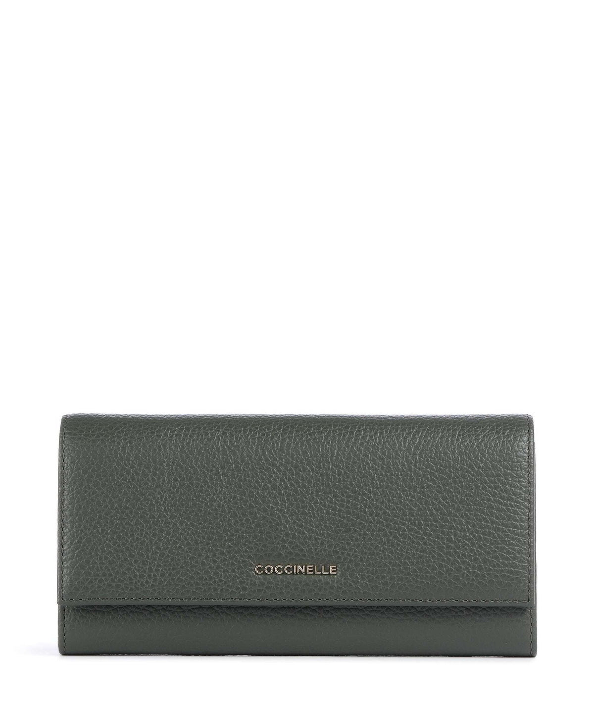 Coccinelle Metallic Soft Wallet alga