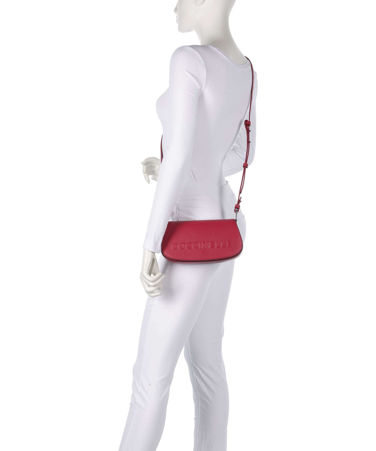 Coccinelle Myrtha Maxi Logo Shoulder bag sangria