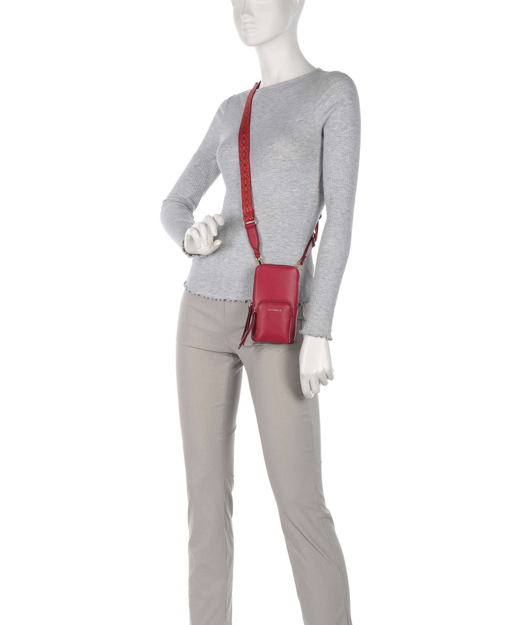 Coccinelle Pixie Phone bag sangria
