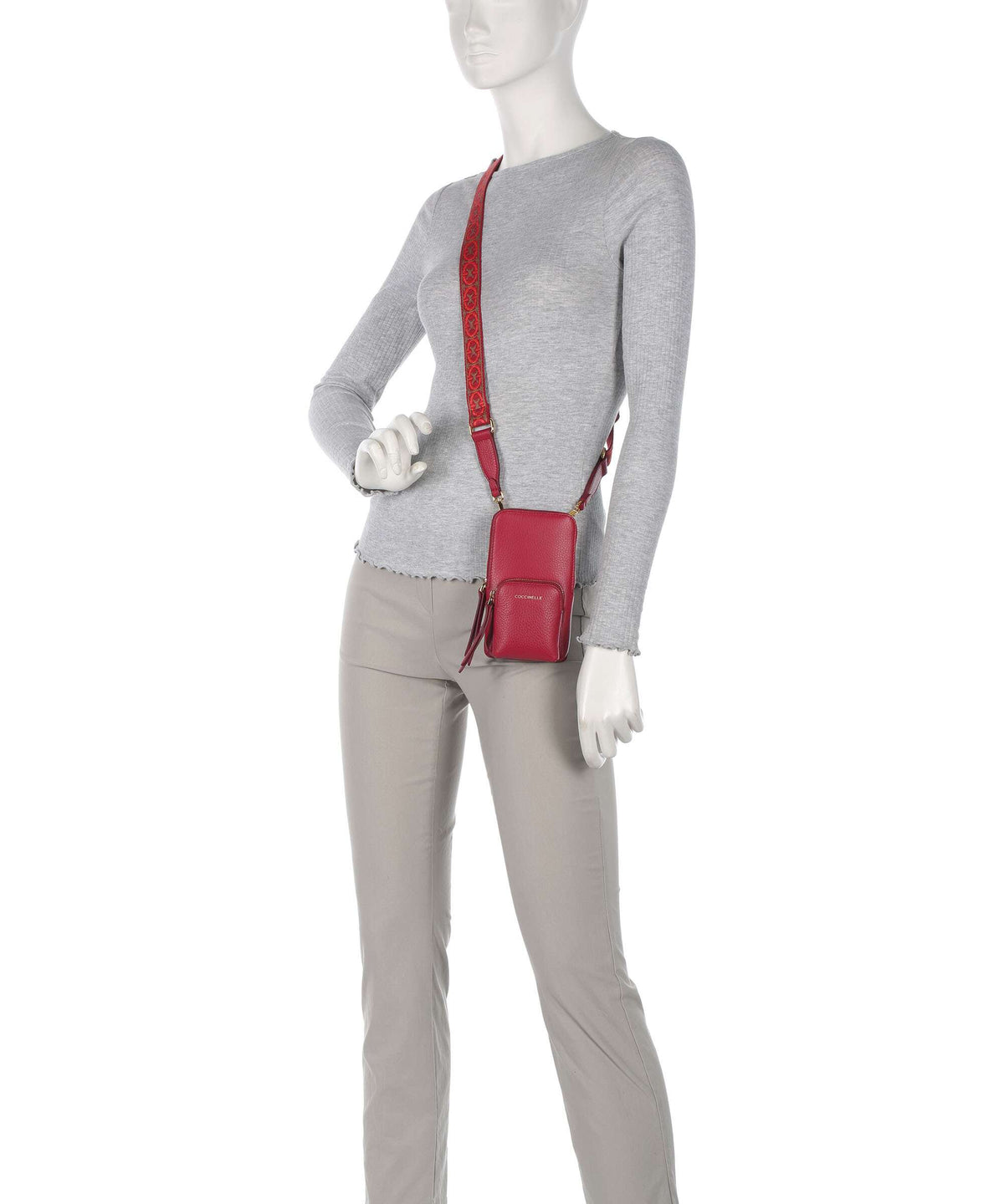 Coccinelle Pixie Phone bag sangria