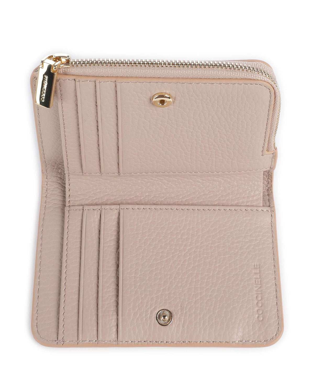 Coccinelle Metallic Soft Wallet rosette
