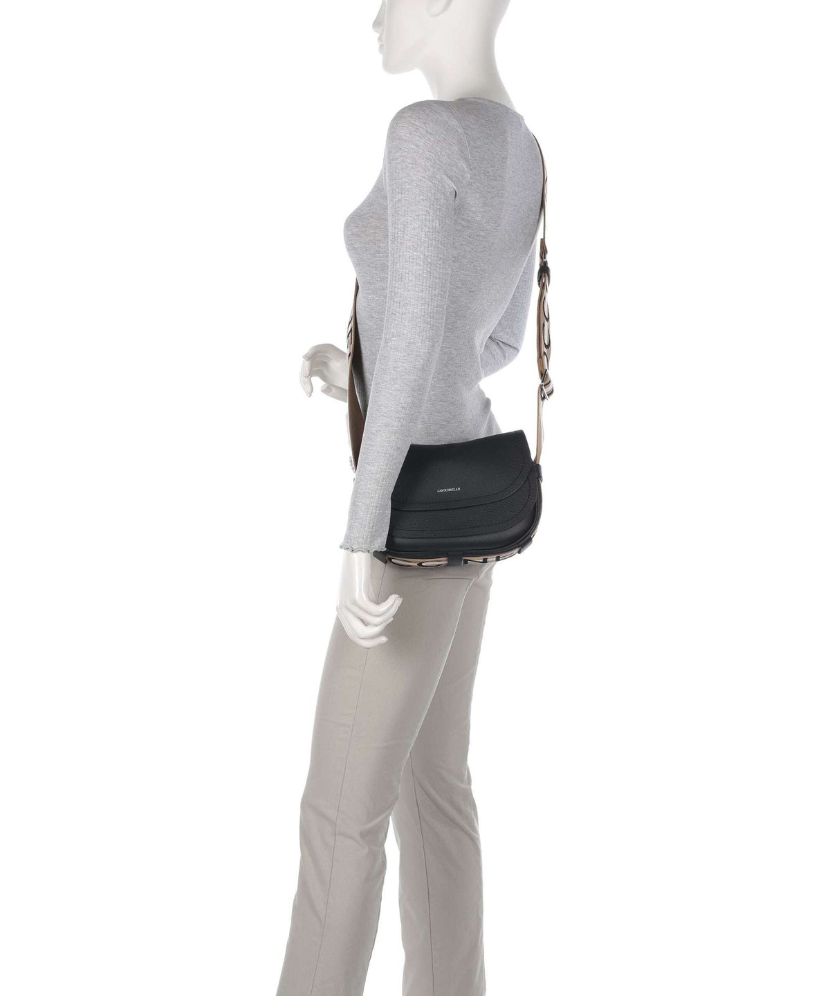 Coccinelle Raquel Crossbody bag noir/cuir