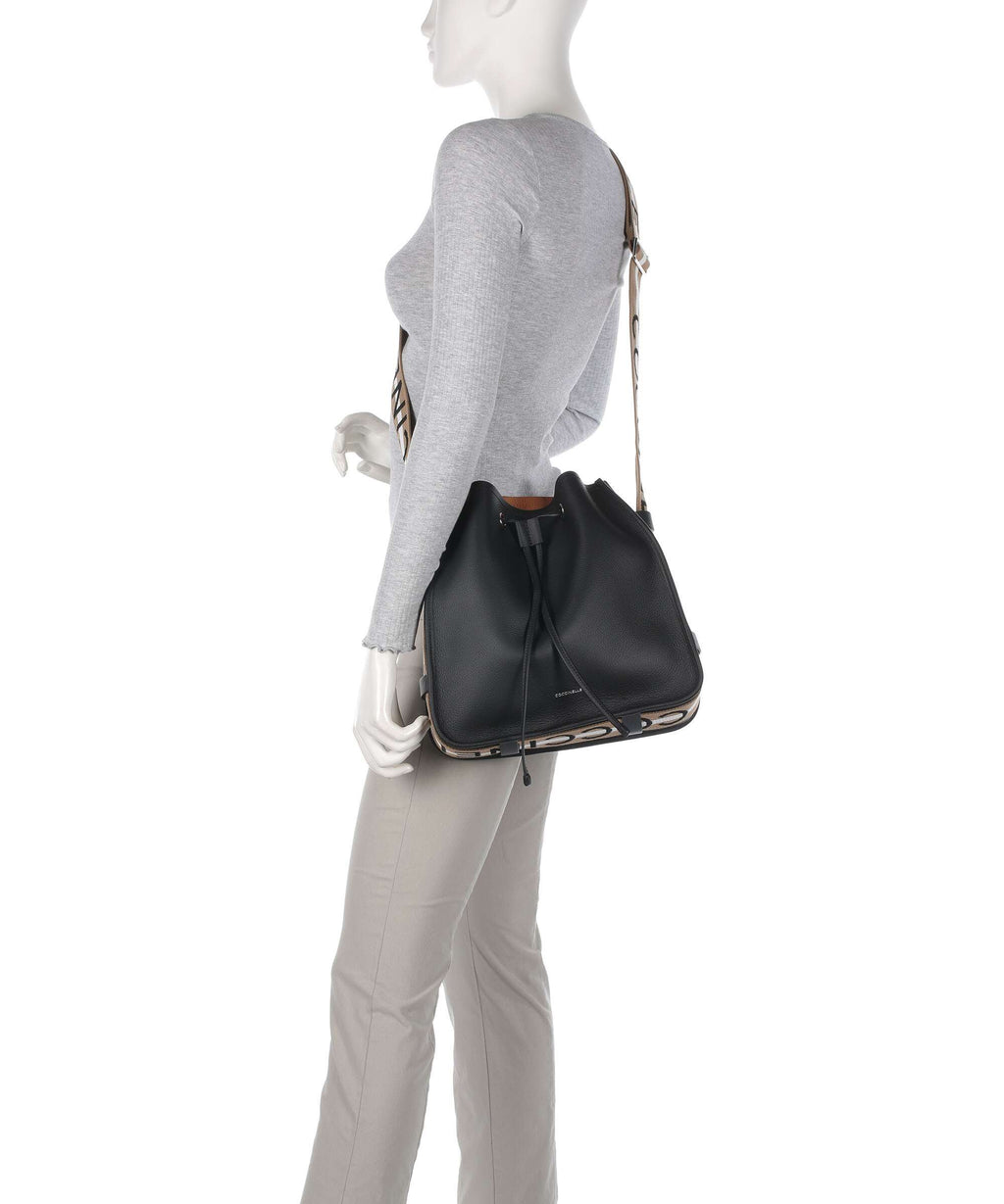 Coccinelle Raquel Bucket bag noir/cuir