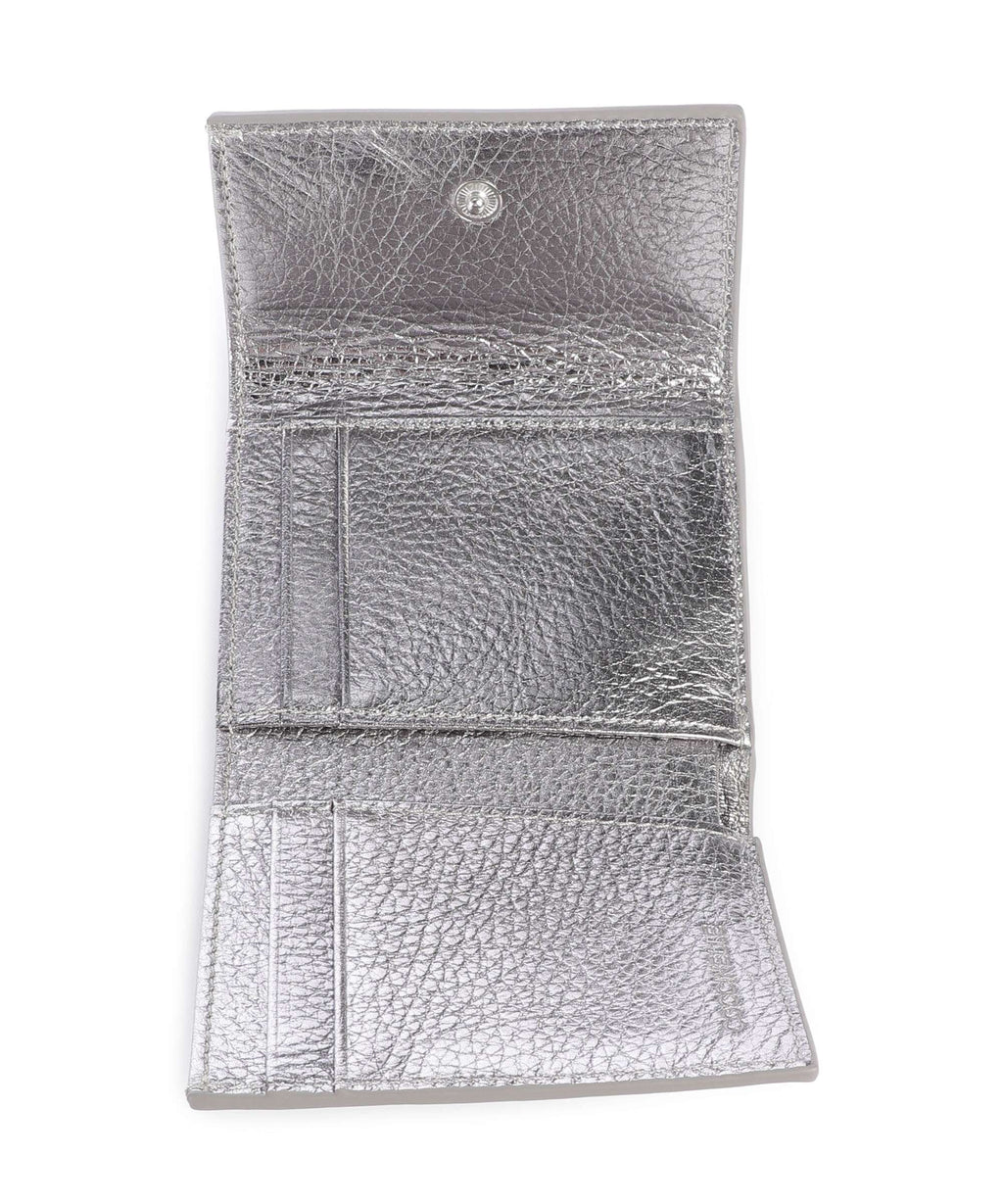Coccinelle Metallic Soft Wallet steel